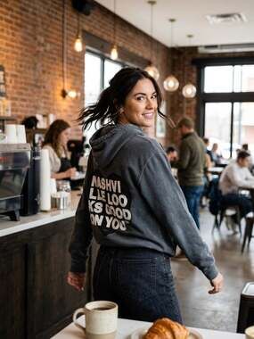 Nash Nashville Looks Good On You Hoodie Medium